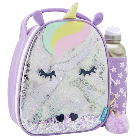 unicorn lunch box and bottle